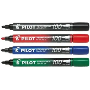 PILOT Permanent Marker 100 1 mm súprava 4 farieb