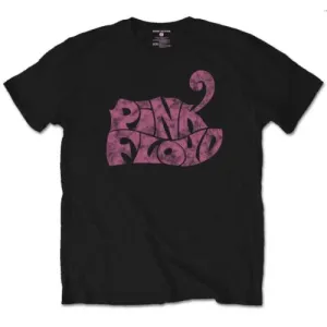 Pink Floyd tričko Swirl Logo Čierna XL