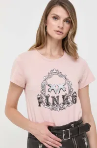 Bavlnené tričko Pinko ružová farba #8763671