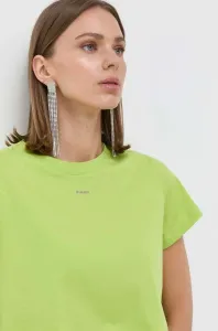 Bavlnené tričko Pinko zelená farba #8863906