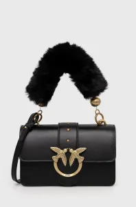 Kožená kabelka Pinko čierna farba #265367
