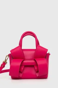 Kožená kabelka Pinko fialová farba #4250205