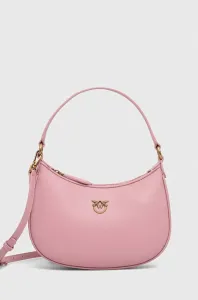 Kožená kabelka Pinko ružová farba #8752707