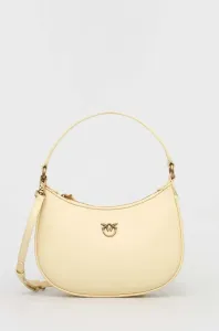 Kožená kabelka Pinko žltá farba #8752706
