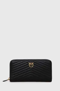 Kožená peňaženka Pinko dámsky, čierna farba, 100250.A0GK