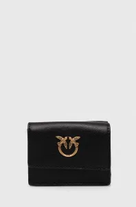 Kožená peňaženka Pinko dámsky, čierna farba #8753119
