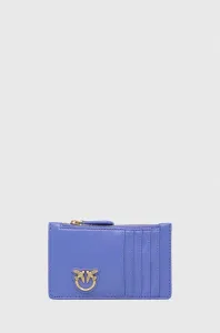 Kožená peňaženka Pinko dámsky, fialová farba, 100251.A0GK