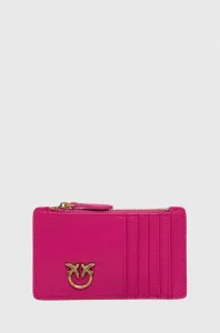 Kožená peňaženka Pinko dámsky, ružová farba, 100251.A0F1 #7257587