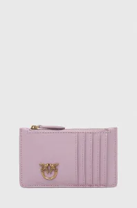 Kožená peňaženka Pinko dámsky, ružová farba, 100251.A0GK #8721833
