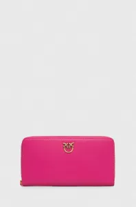Kožená peňaženka Pinko dámska, ružová farba, 100250 A0F1 #8721796