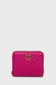 Kožená peňaženka Pinko dámsky, ružová farba, 100249.A0GK #8721852