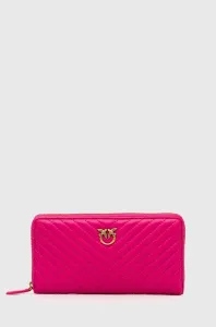 Kožená peňaženka Pinko dámsky, ružová farba, 100250.A0GK #8812292