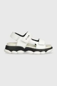 Kožené sandále Pinko Mylene dámske, biela farba, na platforme, 100858 A0N9 Z14 #8722235