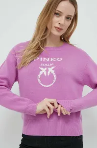 Vlnený sveter Pinko dámsky, fialová farba, 100414.Y7Z4