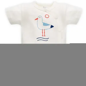 Pinokio Kids's Sailor Bodysuit Buttoned Shortsleeve #5869242