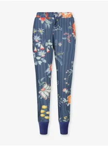 Modré dámské květované pyžamové kalhoty PiP studio Flower Festival #1054590