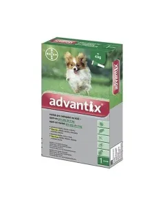 Advantix spot-on 4 x 0,4ml pipeta proti kliešťom a blchám pre psy do 4kg