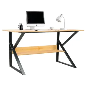 Pracovný stôl s policou TARCAL Tempo Kondela 140x60 cm #3213674