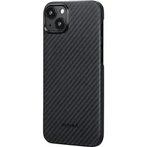 Kryt Pitaka MagEZ 4 1500D case, black/grey twill - iPhone 15 Plus (KI1501M)
