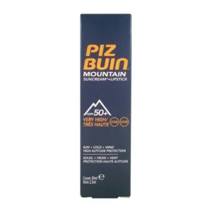PIZ BUIN Mountain 2v1 opaľovací krém a balzam na pery SPF50 + 22,3 ml
