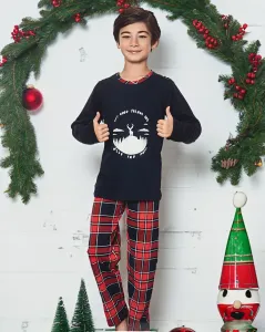 Royalfashion Vianočné detské pyžamo s potlačou