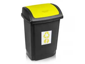 PLAST TEAM - Kôš na odpad recyklovaný 25l žltý