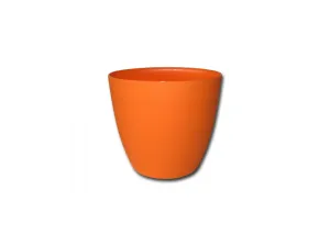 PLASTKON - Dekoratívny kvetináč ELLA 18 oranž