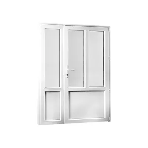 Vedľajšie vchodové dvere dvojkrídlové, pravé, REHAU Smartline+ - SKLADOVÉ-OKNÁ.sk - 1480 x 2080