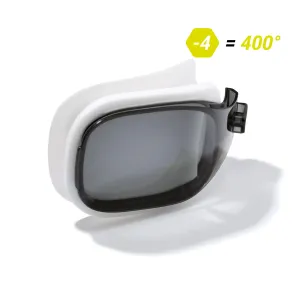 Plavecké okuliare selfit dioptrické s dymovými sklami veľkosť s -2 BIELA bez veľkosti #1358423