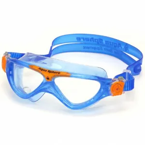 Aqua Sphere Plavecké okuliare Vista Junior Clear Lens Blue/Orange Junior #1863831