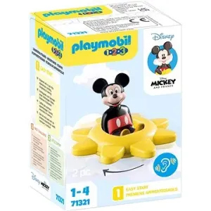 Playmobil 71321 1.2.3 & Disney: Mickeyho otočné slnko s funkciou hrkálky