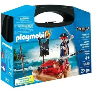 Playmobil 5655 Prenosný box - Pirát na plti