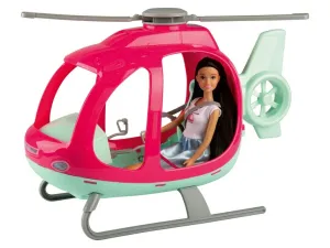 Playtive Fashion Doll Bábika s autom/vrtuľníkom (vrtuľník)