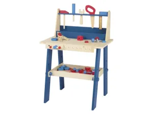 Playtive Detský drevený pracovný stôl v retro dizajne