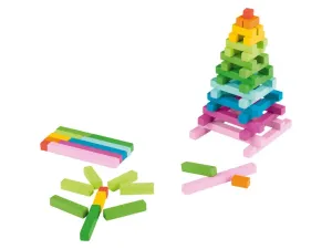Playtive Drevená matematická Montessori hra (paličky na počítanie)