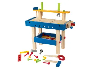 Playtive Drevený stôl na líčenie/nákupný vozík/pracovný stôl (pracovný stôl)