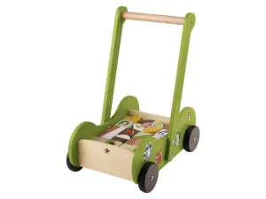 Playtive Drevený vozík (zelená)
