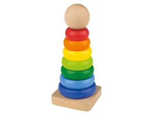 Playtive Náučná drevená hračka (stohovacia veža)