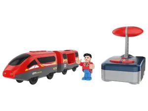 Playtive Osobný/Nákladný vlak na diaľkové ovládanie (osobný vlak na diaľkové ovládanie, červený)
