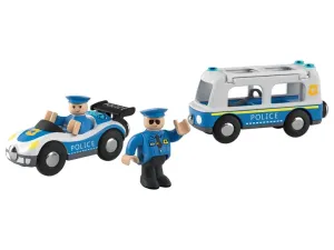 Playtive Tematické vozidlá, s magnetickými spojkami (policajné vozidlá)