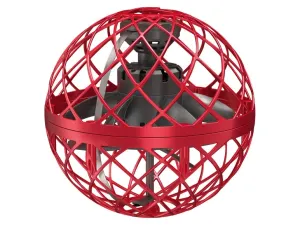 Playtive Lietajúca lopta s LED osvetlením (červená)