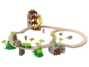Playtive Železničná súprava sedliacky dvor/džungľa (džungľa)