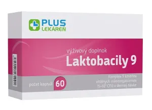 PLUS LEKÁREŇ Laktobacily 9 na zlepšenie trávenia, 30ks