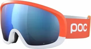 POC Fovea Race Zink Orange/Hydrogen White/Partly Sunny Blue Lyžiarske okuliare