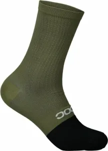 POC Flair Sock Mid Epidote Green/Uranium Black S Cyklo ponožky