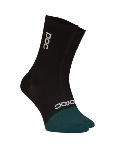 POC Flair Sock Mid Uranium Black/Dioptase Blue M