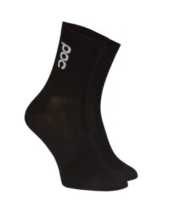 POC ESSENTIAL ROAD LT Športové ponožky, čierna, veľkosť 39-41