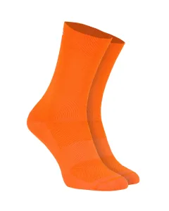 POC Fluo Sock Fluorescent Orange M Cyklo ponožky