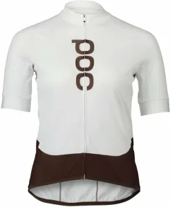 POC Essential Road Logo Jersey Hydrogen White/Axinite Brown L Dres