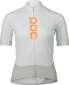 POC Essential Road Logo Jersey Hydrogen White/Granite Grey XS Dres